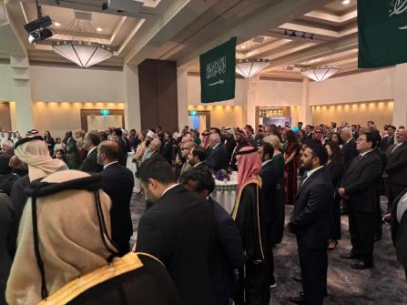 H.E Sultan bin Khuzaim, hosted a reception on the occasion of the 95th Saudi National Day